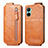 Funda de Cuero Flip para Realme C33 Marron