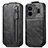 Funda de Cuero Flip para Realme GT Neo6 5G Negro