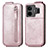 Funda de Cuero Flip para Realme GT Neo6 5G Oro Rosa