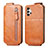 Funda de Cuero Flip para Samsung Galaxy A32 4G Marron