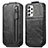 Funda de Cuero Flip para Samsung Galaxy A52 4G Negro