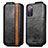 Funda de Cuero Flip para Samsung Galaxy S20 FE 4G Negro