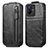 Funda de Cuero Flip para Vivo iQOO Z6x Negro