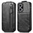 Funda de Cuero Flip para Xiaomi Redmi Note 12 Turbo 5G Negro