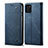 Funda de pano Cartera con Soporte B02S para Samsung Galaxy Note 10 Lite Azul