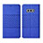 Funda de pano Cartera con Soporte H01 para Samsung Galaxy S10e Azul