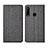 Funda de pano Cartera con Soporte H02 para Huawei P30 Lite New Edition Gris