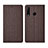 Funda de pano Cartera con Soporte H02 para Huawei P30 Lite New Edition Marron