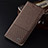 Funda de pano Cartera con Soporte H12P para Realme C20A Marron