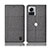 Funda de pano Cartera con Soporte H13P para Motorola Moto Edge X30 Pro 5G Gris