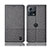 Funda de pano Cartera con Soporte H14P para Motorola Moto Edge 30 Fusion 5G Gris