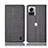 Funda de pano Cartera con Soporte H14P para Motorola Moto Edge X30 Pro 5G Gris