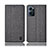 Funda de pano Cartera con Soporte H14P para OnePlus Nord CE 2 5G Gris