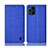 Funda de pano Cartera con Soporte H14P para Oppo Find X3 5G Azul