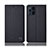 Funda de pano Cartera con Soporte H14P para Oppo Find X3 Pro 5G Negro