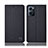 Funda de pano Cartera con Soporte H14P para Oppo Find X5 Lite 5G Negro