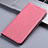 Funda de pano Cartera con Soporte H21P para Samsung Galaxy Note 10 Lite Rosa