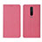Funda de pano Cartera con Soporte L01 para Xiaomi Poco X2 Rosa