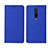 Funda de pano Cartera con Soporte L01 para Xiaomi Redmi K30 4G Azul