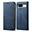 Funda de pano Cartera con Soporte para Google Pixel 8 5G Azul