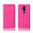 Funda de pano Cartera con Soporte para Nokia X7 Rosa Roja