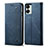 Funda de pano Cartera con Soporte para OnePlus Nord 2T 5G Azul