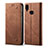 Funda de pano Cartera con Soporte para Samsung Galaxy A10s Marron