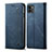Funda de pano Cartera con Soporte para Samsung Galaxy A22s 5G Azul