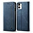 Funda de pano Cartera con Soporte para Samsung Galaxy M04 Azul