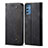 Funda de pano Cartera con Soporte para Samsung Galaxy M52 5G Negro