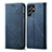 Funda de pano Cartera con Soporte para Samsung Galaxy S23 Ultra 5G Azul
