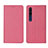 Funda de pano Cartera con Soporte para Xiaomi Mi 10 Rosa