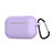 Funda de Silicona con Mosqueton Enchufe para AirPods Pro Carcasa de Carga C02 Purpura Claro