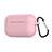 Funda de Silicona con Mosqueton Enchufe para AirPods Pro Carcasa de Carga C02 Rosa