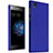 Funda Dura Plastico Rigida Carcasa Fino Arenisca para Sony Xperia L1 Azul