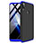 Funda Dura Plastico Rigida Carcasa Mate A01 para Huawei Enjoy 9 Plus Azul y Negro