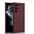 Funda Dura Plastico Rigida Carcasa Mate AC1 para Samsung Galaxy S22 Ultra 5G Rojo