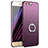 Funda Dura Plastico Rigida Carcasa Mate con Anillo de dedo Soporte A01 para Huawei Honor 9 Premium Morado