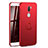 Funda Dura Plastico Rigida Carcasa Mate con Anillo de dedo Soporte A01 para Xiaomi Mi 5S Plus Rojo