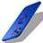 Funda Dura Plastico Rigida Carcasa Mate con Magnetico Anillo de dedo Soporte A01 para Apple iPhone 14 Pro Max Azul