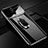 Funda Dura Plastico Rigida Carcasa Mate con Magnetico Anillo de dedo Soporte A02 para Xiaomi Redmi K30i 5G Negro