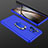 Funda Dura Plastico Rigida Carcasa Mate con Magnetico Anillo de dedo Soporte GK1 para Samsung Galaxy A53 5G Azul