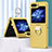 Funda Dura Plastico Rigida Carcasa Mate Frontal y Trasera 360 Grados BH1 para Samsung Galaxy Z Flip5 5G Amarillo