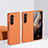 Funda Dura Plastico Rigida Carcasa Mate Frontal y Trasera 360 Grados BH1 para Samsung Galaxy Z Fold5 5G Naranja