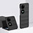 Funda Dura Plastico Rigida Carcasa Mate Frontal y Trasera 360 Grados BH3 para Huawei P60 Pocket Negro