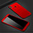 Funda Dura Plastico Rigida Carcasa Mate Frontal y Trasera 360 Grados M01 para Huawei P Smart (2019) Rojo