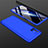 Funda Dura Plastico Rigida Carcasa Mate Frontal y Trasera 360 Grados M01 para Samsung Galaxy M51 Azul