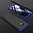 Funda Dura Plastico Rigida Carcasa Mate Frontal y Trasera 360 Grados M01 para Xiaomi Redmi 8A Azul y Negro