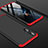 Funda Dura Plastico Rigida Carcasa Mate Frontal y Trasera 360 Grados P01 para Huawei Honor 20S Rojo y Negro