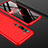 Funda Dura Plastico Rigida Carcasa Mate Frontal y Trasera 360 Grados P01 para Xiaomi Mi Note 10 Pro Rojo